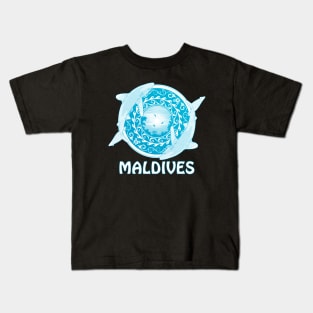 Maldives Oceanic Whitetip sharks Kids T-Shirt